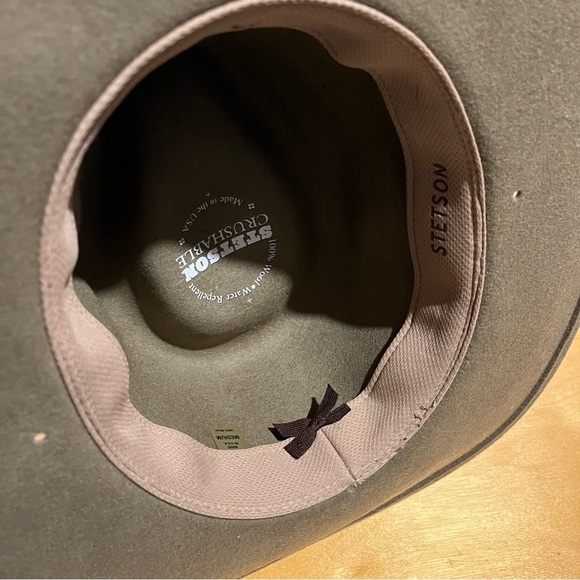 Stetson Men's M Santa Fe Crushable 100% Wool Hat Brown - Picture 11 of 12